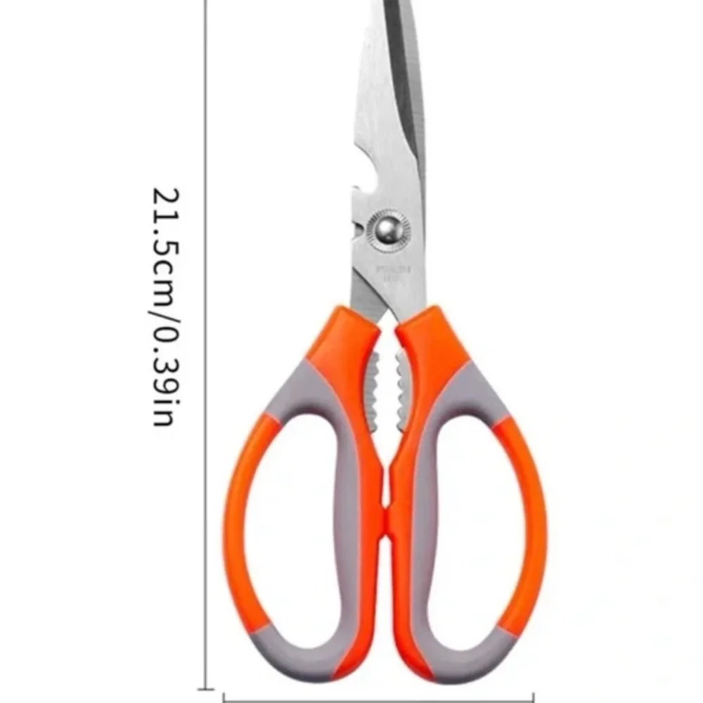 NWT Multifunctional Ultra Sharp Stainless Steel Kitchen Scissors!